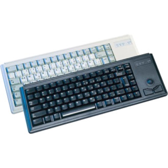 CHERRY G84-4400 Keyboard - Cable Connectivity - PS/2 Interface - Trackball - Black