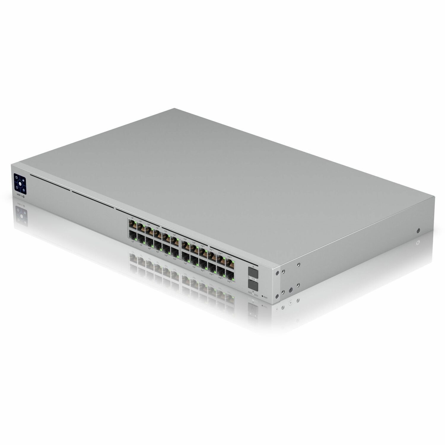 Ubiquiti UniFi 24 Port Managed Gigabit Layer2 And Layer3 Switch With Auto-Sensing 802.3At PoE+ And 802.3BT PoE, SFP+ : Touch Display - 400W Gen2