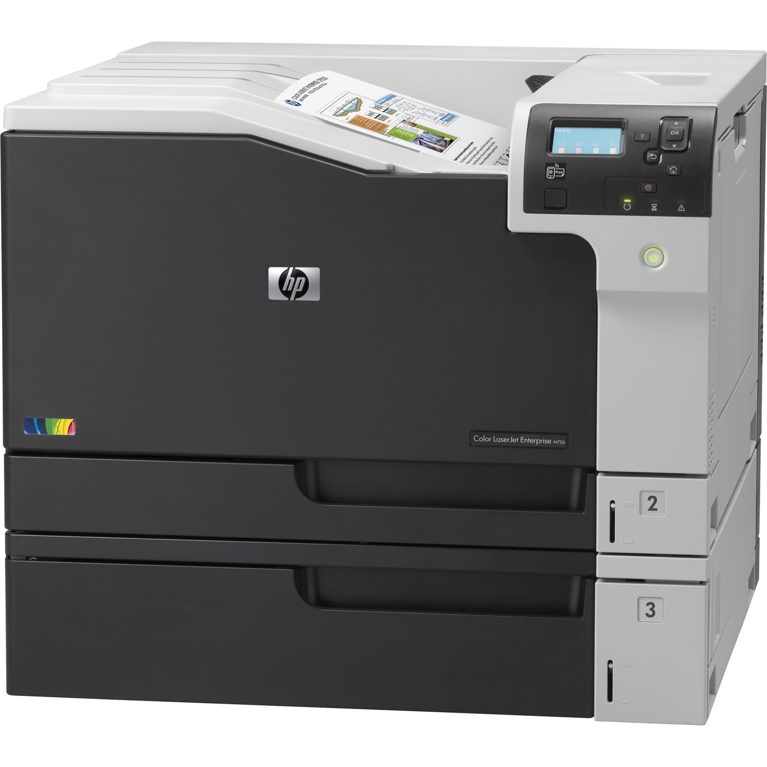 HP LaserJet M750 M750N Desktop Laser Printer - Colour