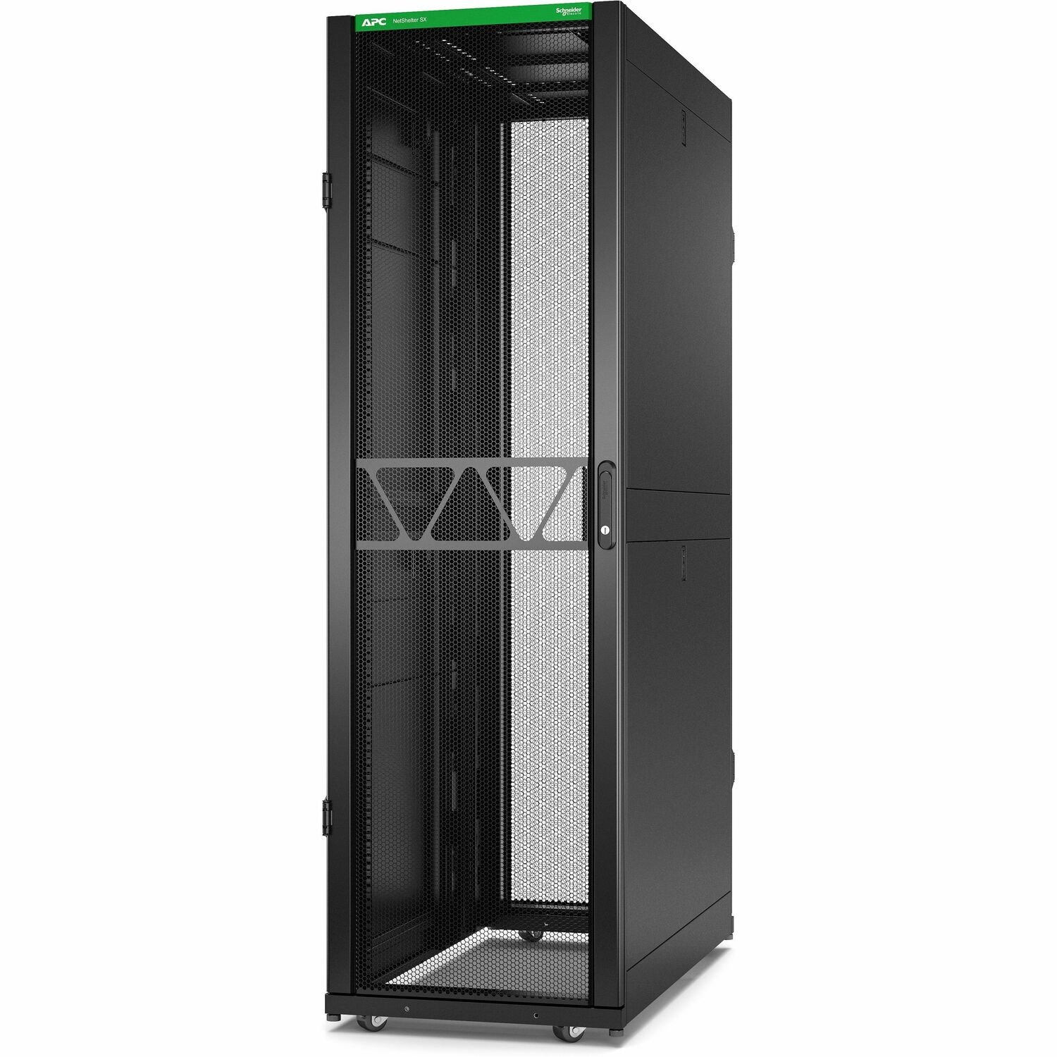 [TAA, BAA_COTS] APC NetShelter SX Server Rack Gen 2, 42U, 1991H x 600W x 1200D mm, with Sides, Black