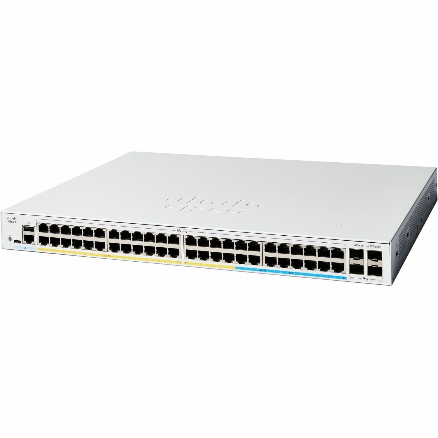 CISCO - Catalyst 1300 16-port 2.5GE, 32-port GE, PoE, 4x10G SFP+
