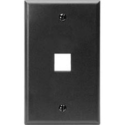 Leviton QuickPort 1 Socket Faceplate