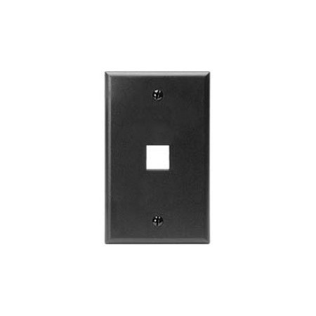 Leviton QuickPort 1 Socket Faceplate