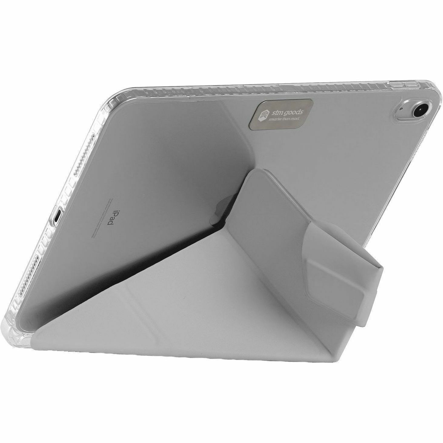 STM Goods Opp Carrying Case (Folio) for Apple iPad (A16/10th Generation) Tablet - Gray