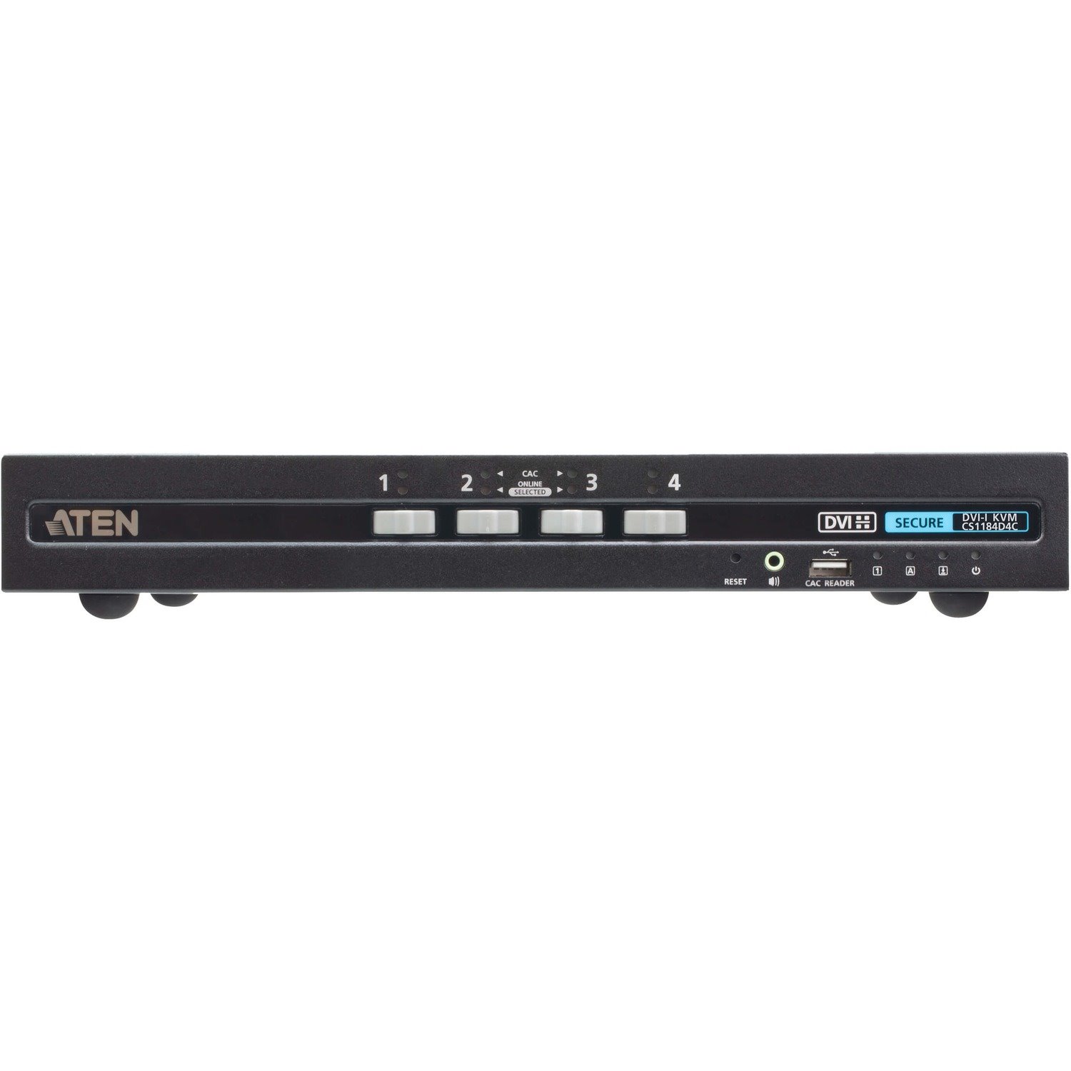 ATEN 4-Port USB DVI Secure KVM Switch with CAC (PSD PP v4.0 Compliant)