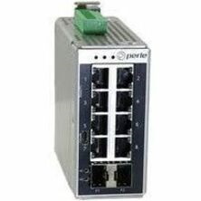 Perle IDS-710 Managed Industrial Ethernet Switch 10-port Gigabit DIN Rail Switch