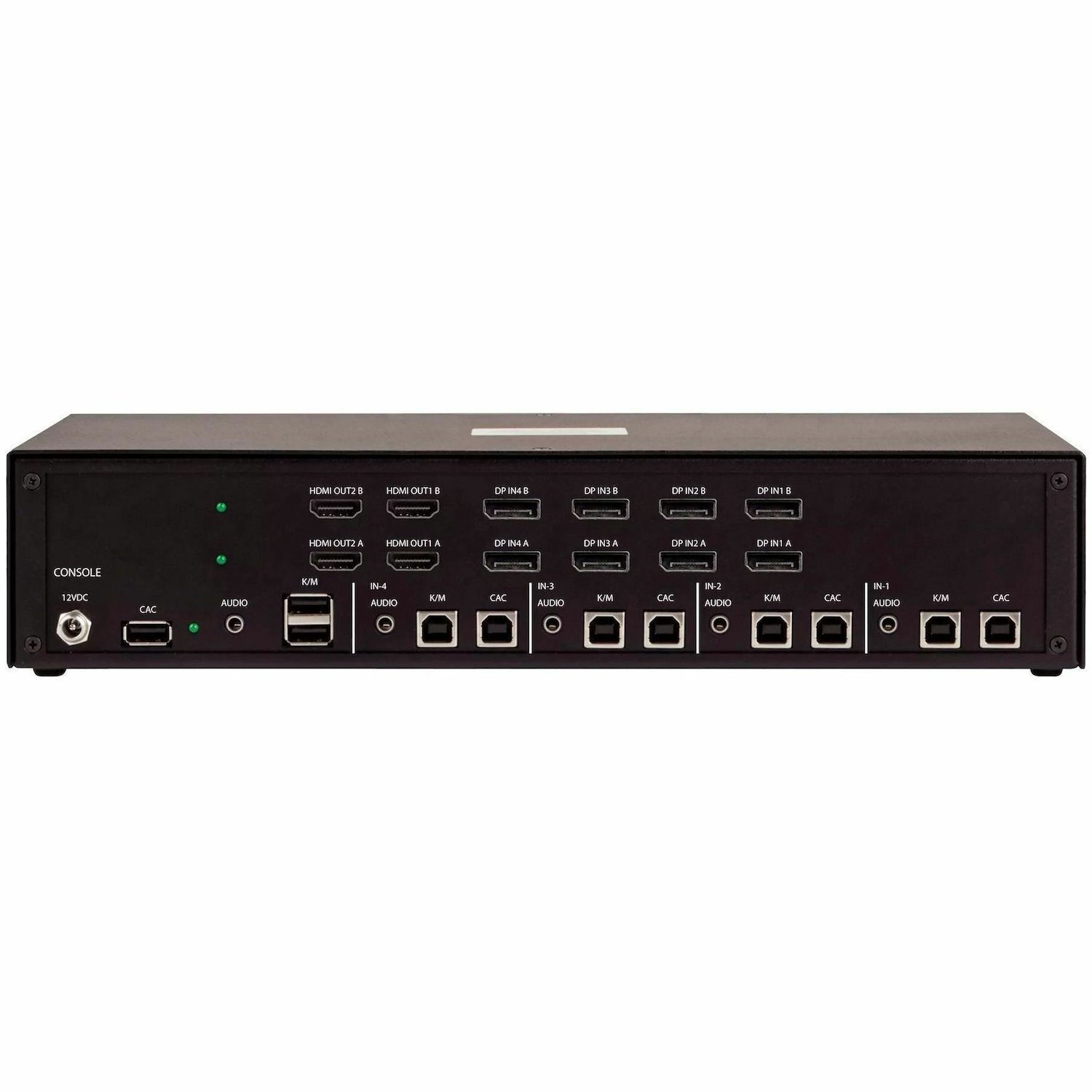 StarTech.com Secure 4-Port Quad-Monitor KVM Switch, 2x DP to 4x HDMI, 4K 30Hz, NIAP 4.0, Metal Housing, CAC, Made in the USA