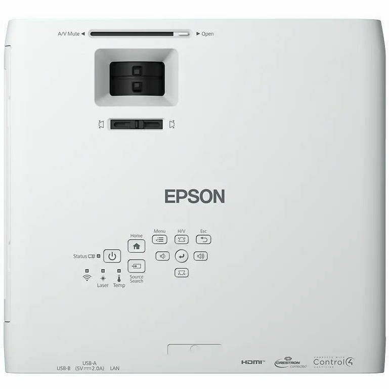 Epson EB-L270F 3LCD Projector - 16:9 - Wall Mountable, Ceiling Mountable, Lighting Track Mountable, Portable, Desktop, Floor Mountable - White