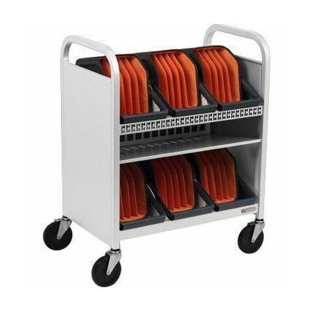 Bretford CUBE Transport Cart with Caddies - TVCT30CAD
