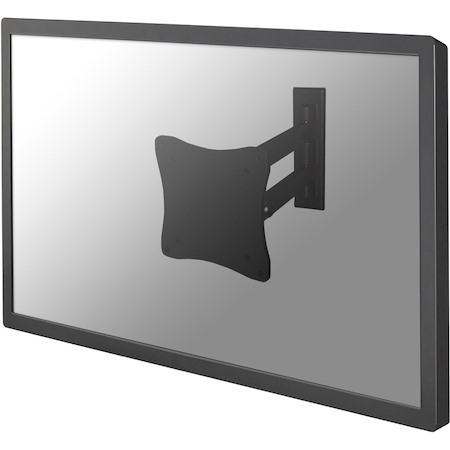 Newstar TV/Monitor Wall Mount (2 pivots & tilt) for 10"-27" Screen - Black