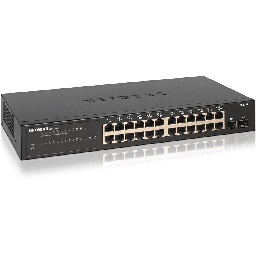 Netgear S350 GS324T Ethernet Switch