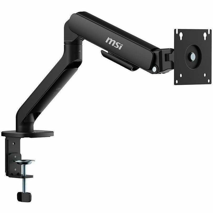 MSI Mounting Arm for Monitor, Flat Panel Display, Curved Screen Display, Display - Matte Black