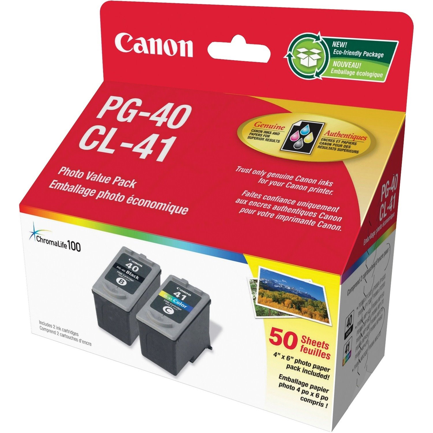 Canon Original Inkjet Ink Cartridge - Black, Cyan, Magenta, Yellow - 1 Each