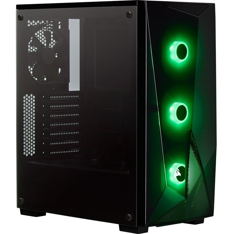 Corsair Carbide Series SPEC-DELTA RGB Tempered Glass Mid-Tower ATX Gaming Case - Black