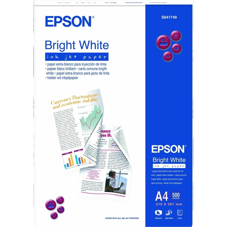 Epson C13S041749 Inkjet Printable Paper - White