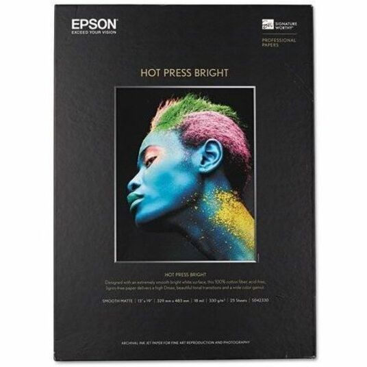 Epson Hot Press Bright Fine Art Paper