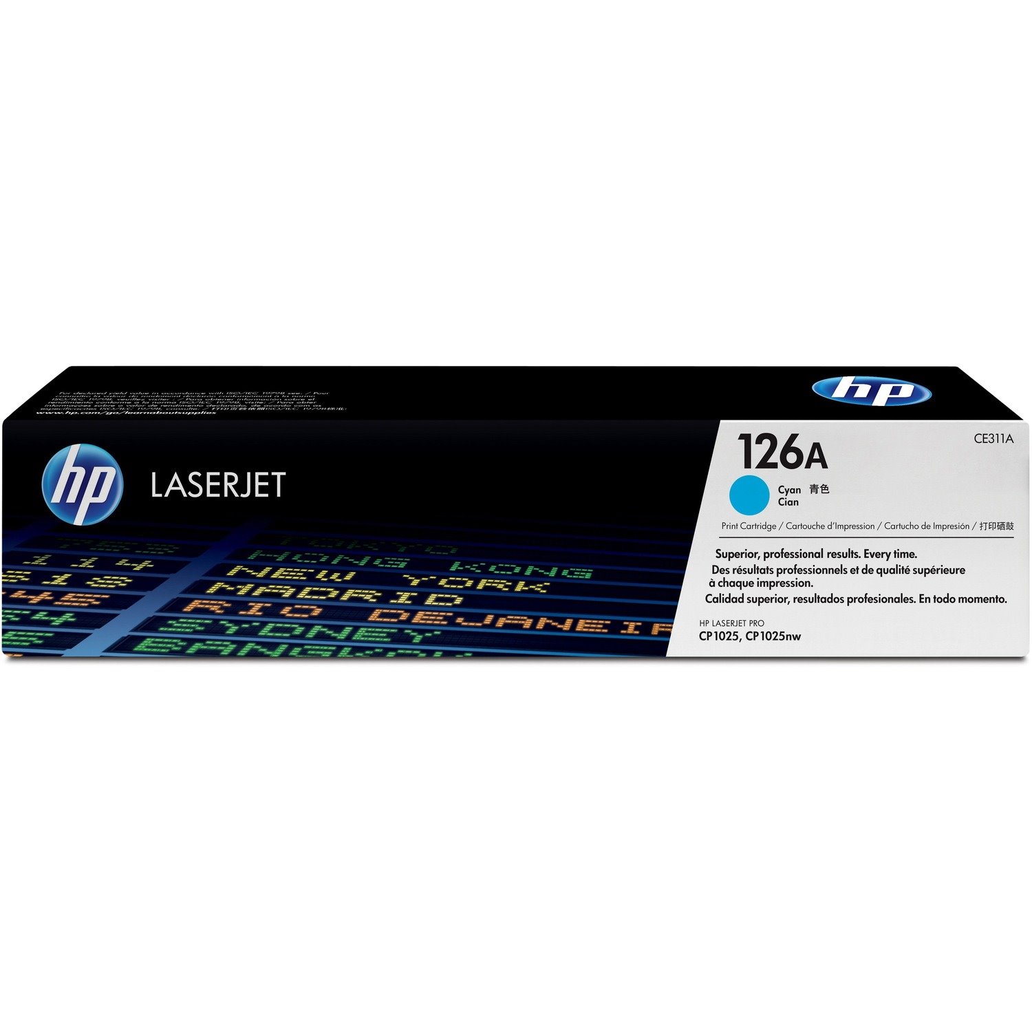 HP 126A Original Standard Yield Laser Toner Cartridge - Cyan - 1 Each