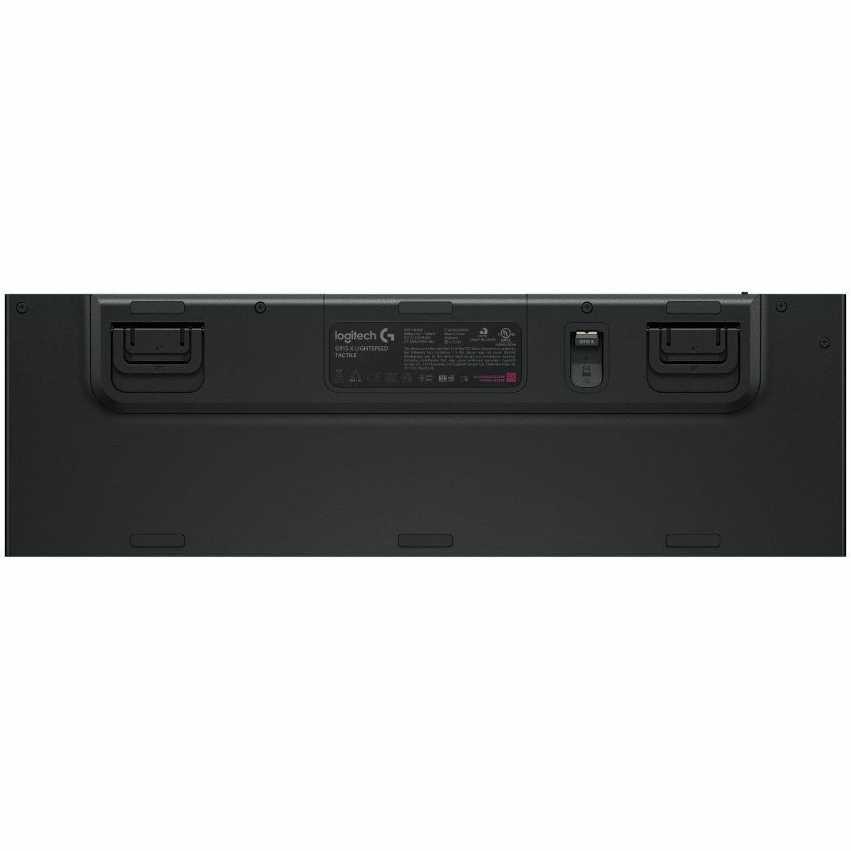 Logitech G G915 X LIGHTSPEED Gaming-toetsenbord - Bedraad/draadloos Verbinding - USB Interface - RGB LED - Engels (UK) - QWERTY indeling - Zwart