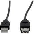 Rocstor Premium 6 ft USB 2.0 Extension Cable A Male to A Female - M/F - USB - 6 ft - 1 Pack - 1 x Type A Male - 1 x Type A Female -Black - USB A MALE TO A FEMALE CABLE