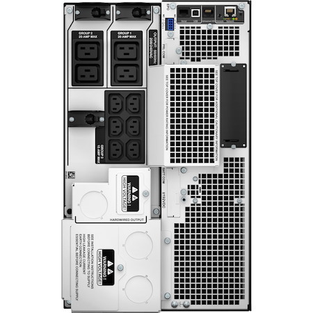 APC Smart-UPS On-Line, 10kVA/10kW, Tower, 208V, 6x C13+4x C19 IEC outlets, Network Card+SmartSlot, Extended runtime, W/O rail kit
