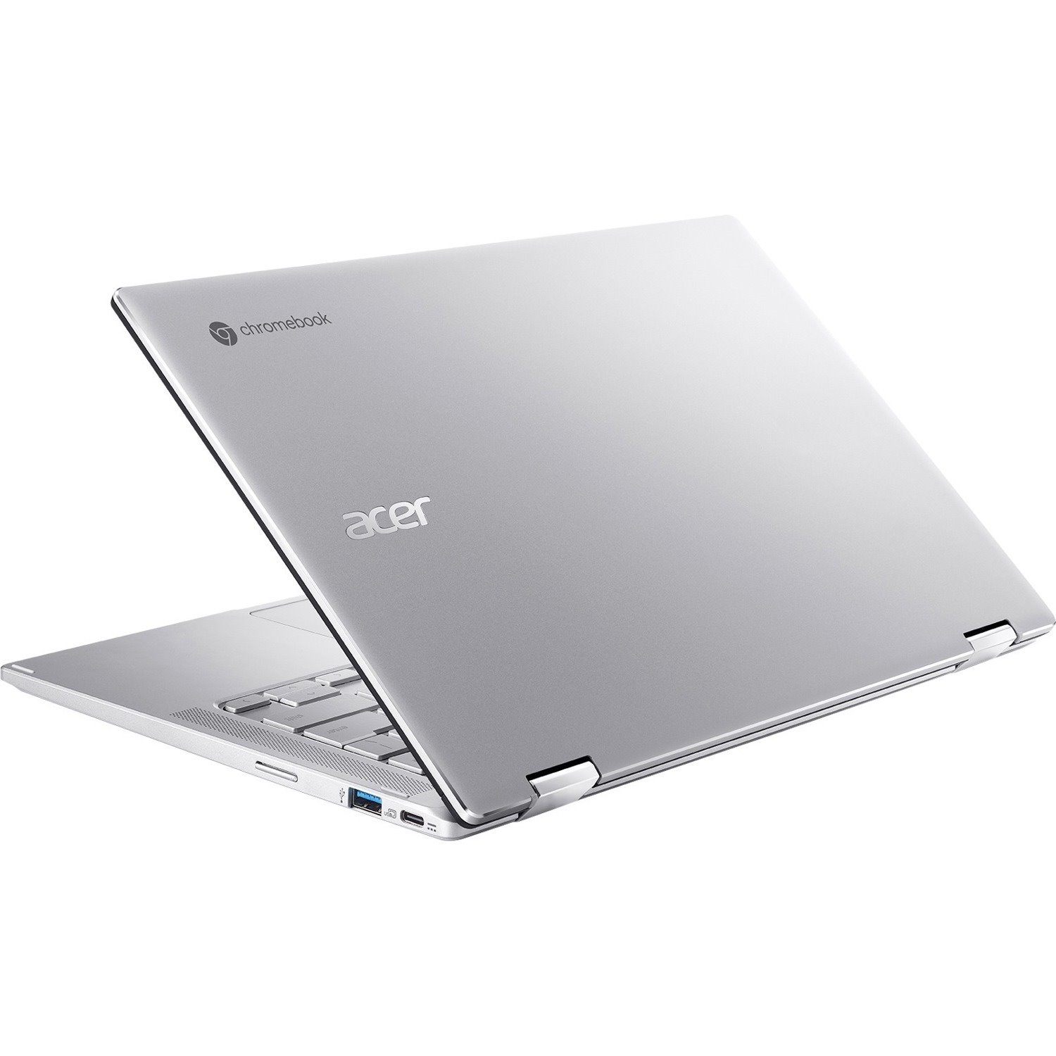 Acer Chromebook Spin 514 CP514-2H CP514-2H-349N 14" Touchscreen Convertible 2 in 1 Chromebook - Full HD - Intel Core i3 11th Gen i3-1110G4 - 8 GB - 128 GB SSD - English (US) Keyboard - Pure Silver