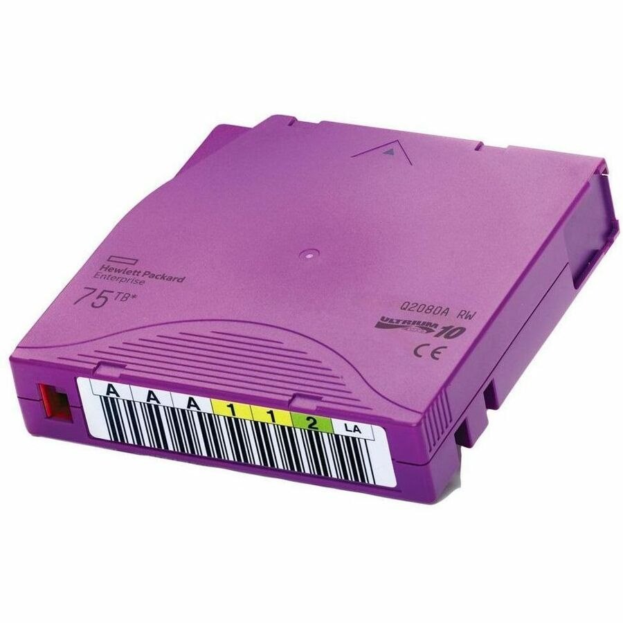 HPE Storage LTO-10 Ultrium 75TB RW Custom Labeled Library Pack 20 Data Cartridges without Cases
