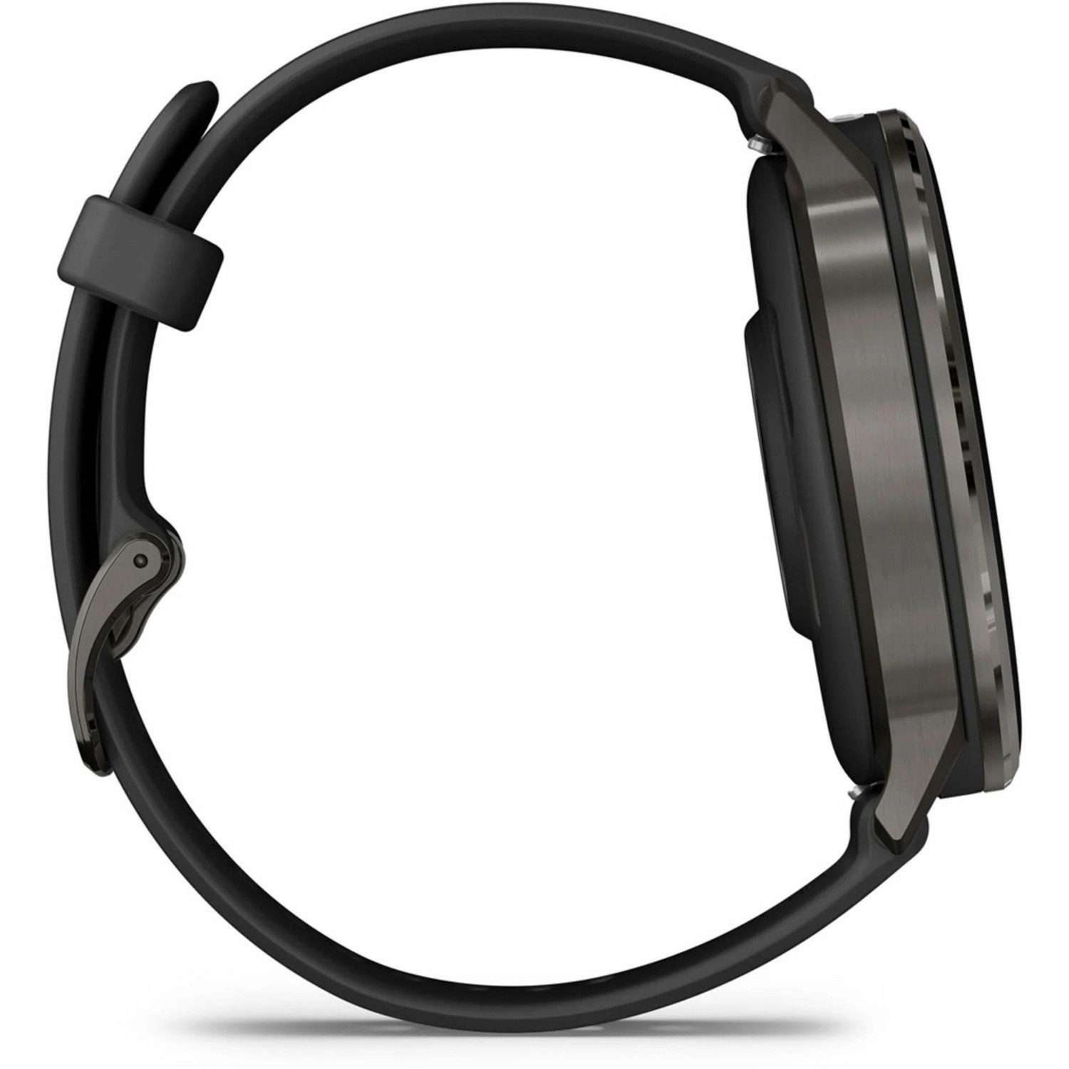 Garmin Venu 4 - 45 mm Slate with Black Silicone Band