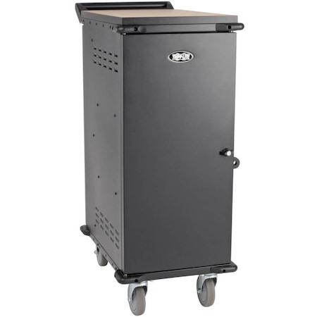 Eaton Tripp Lite Series 27-Device AC Charging Cart for Laptops and Chromebooks - 120V, NEMA 5-15P, 10 ft. (3.05 m) Cord, Black