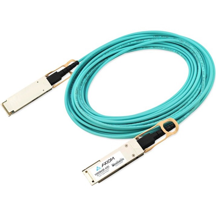 Axiom 100GBASE-AOC QSFP28 Active Optical Cable Juniper Compatible 30m