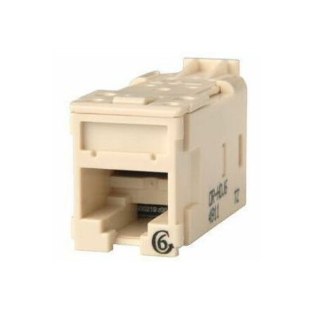 Ortronics Clarity High Density Jack (HDJ) CAT6, T568A/B, Ivory