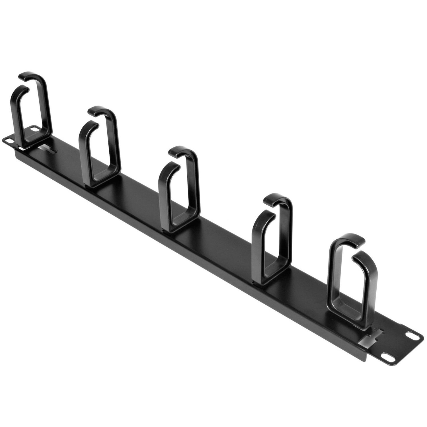 StarTech.com 1U 19in Metal Rackmount Cable Management Panel - Rack cable management kit - 1U