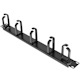 StarTech.com 1U 19in Metal Rackmount Cable Management Panel - Rack cable management kit - 1U