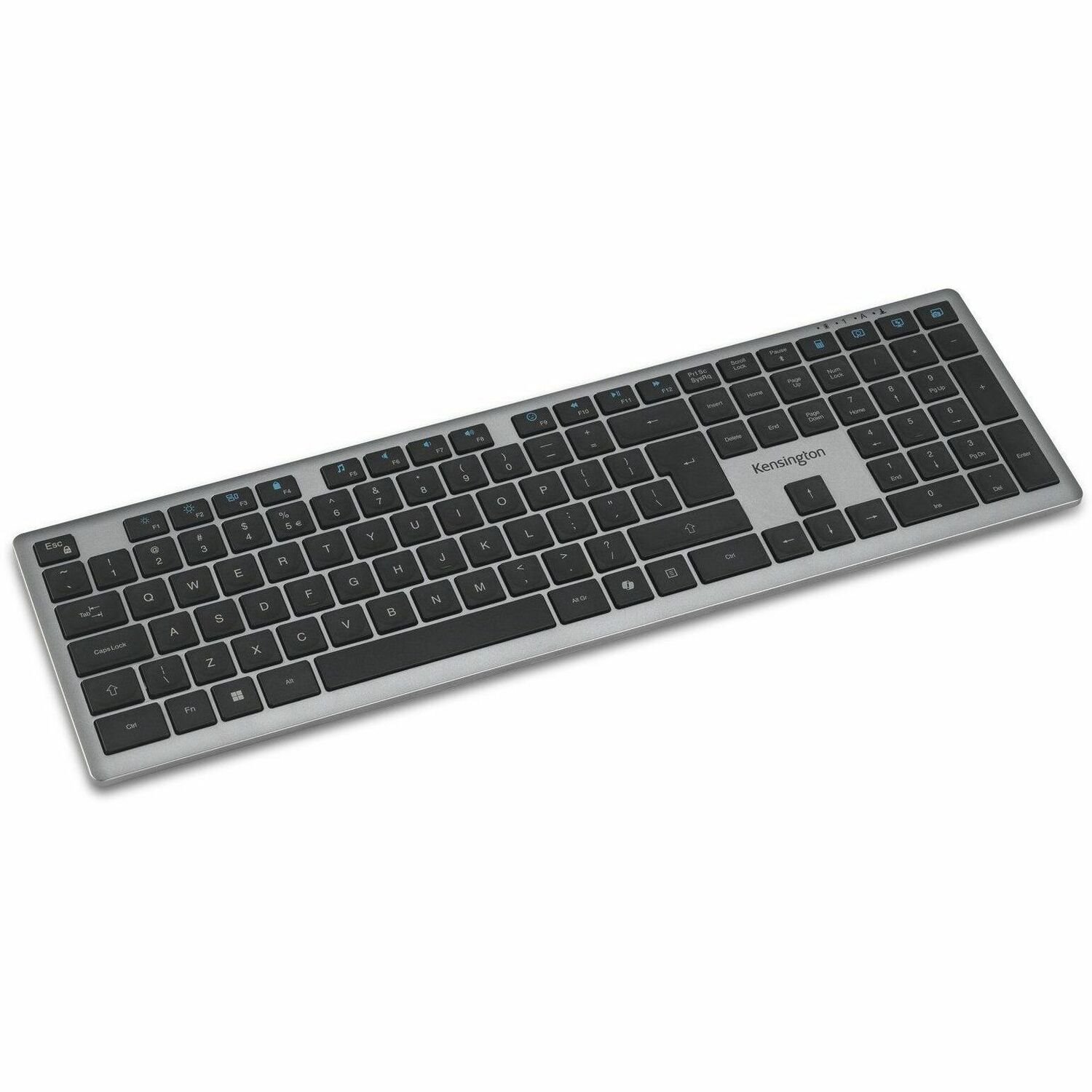 Kensington KB535 Toetsenbord - Full-size - Draadloos Verbinding - USB type A Interface - Internationaal Engels - Grijs