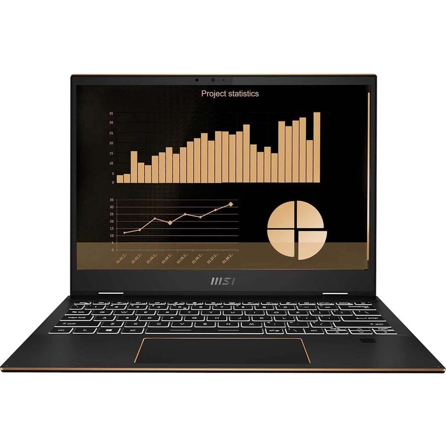 MSI Summit E13 Flip Evo A11MT-095 13.4" Touchscreen Convertible 2 in 1 Notebook - Full HD Plus - 60 Hz - Intel Core i5 11th Gen i5-1135G7 - 16 GB - 512 GB SSD - Ink Black