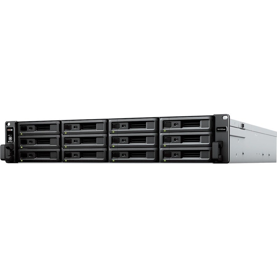 Synology RX1222SAS Drive Enclosure Serial Attached SCSI (SAS), SATA - SAS Host Interface - 2U Rack-mountable