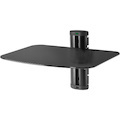 Peerless-AV® Single AV Wall Shelf with Glass