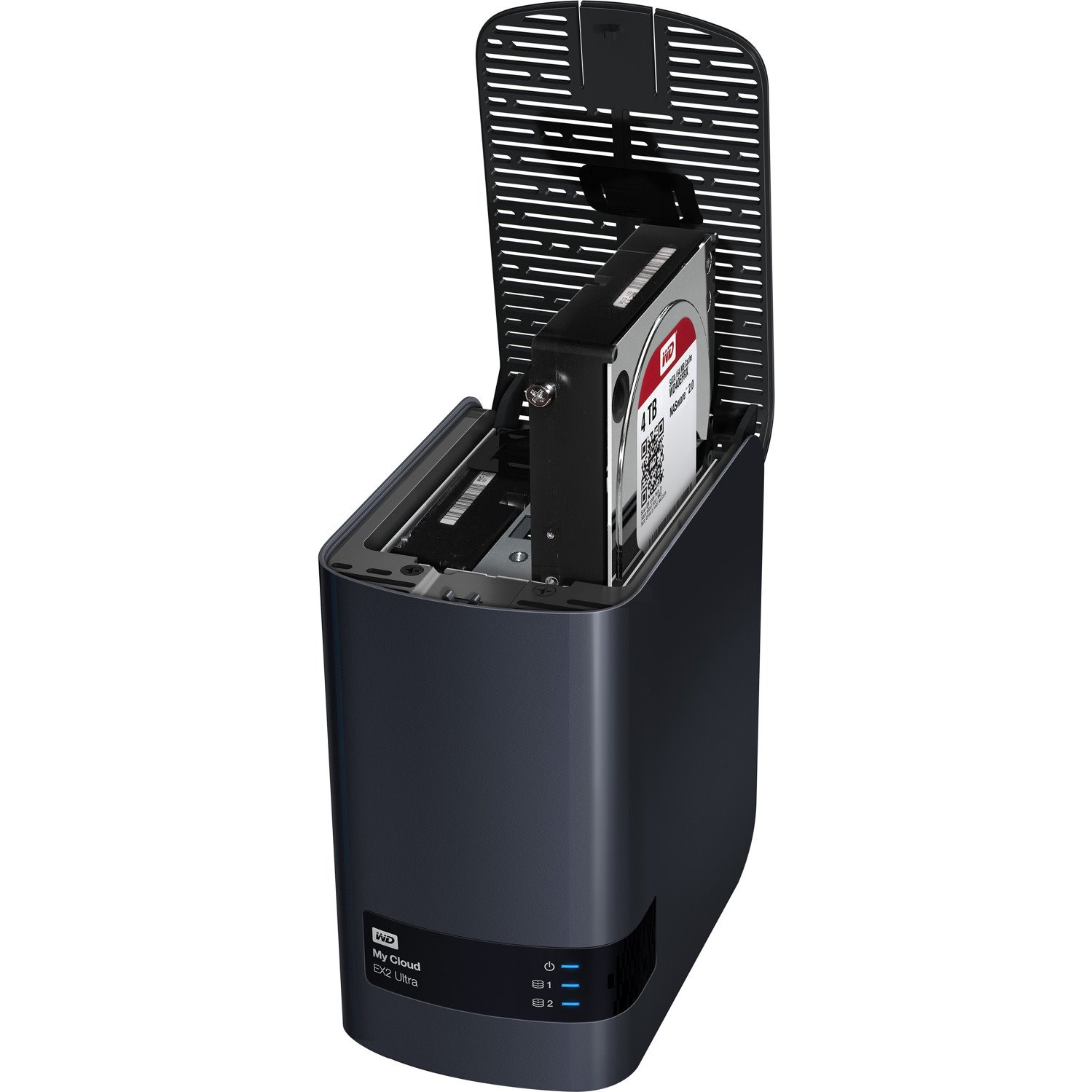 WD My Cloud EX2 Ultra WDBVBZ0080JCH 2 x Total Bays NAS Storage System - 8 TB HDD - Marvell Armada 385 385 Dual-core (2 Core) 1.30 GHz - 1 GB RAM - DDR3 SDRAM Desktop