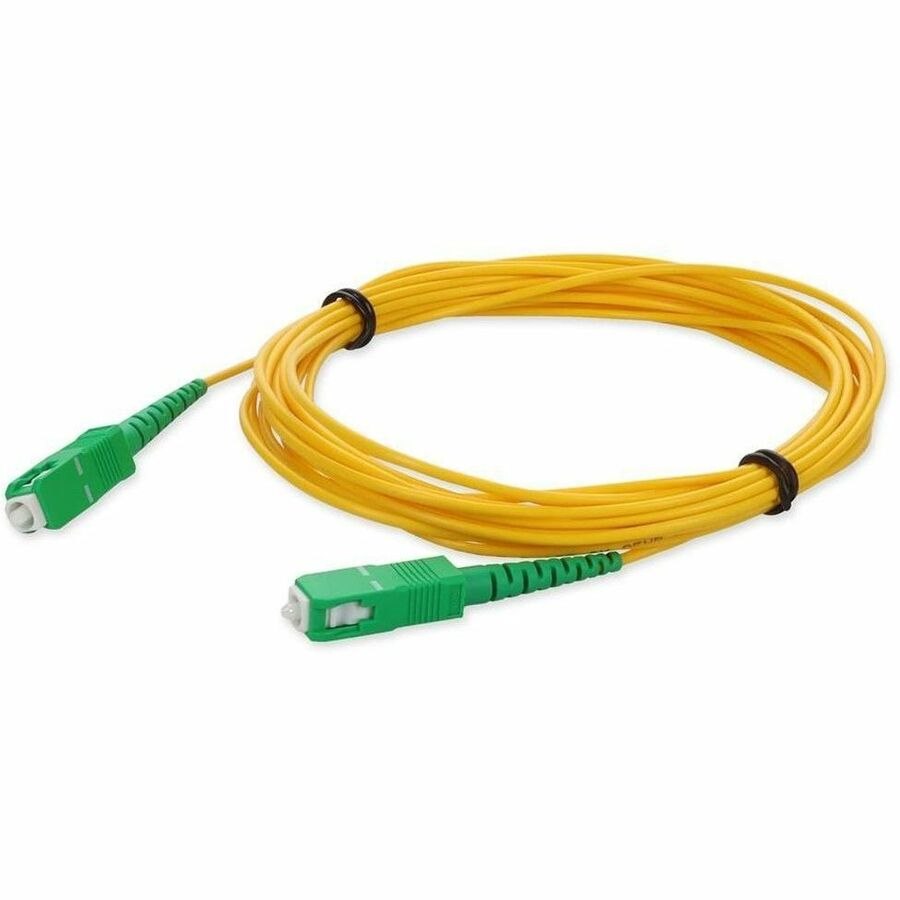 Proline 1m ASC (Male) to ASC (Male) Yellow OS2 Simplex Fiber OFNR (Riser-Rated) Patch Cable