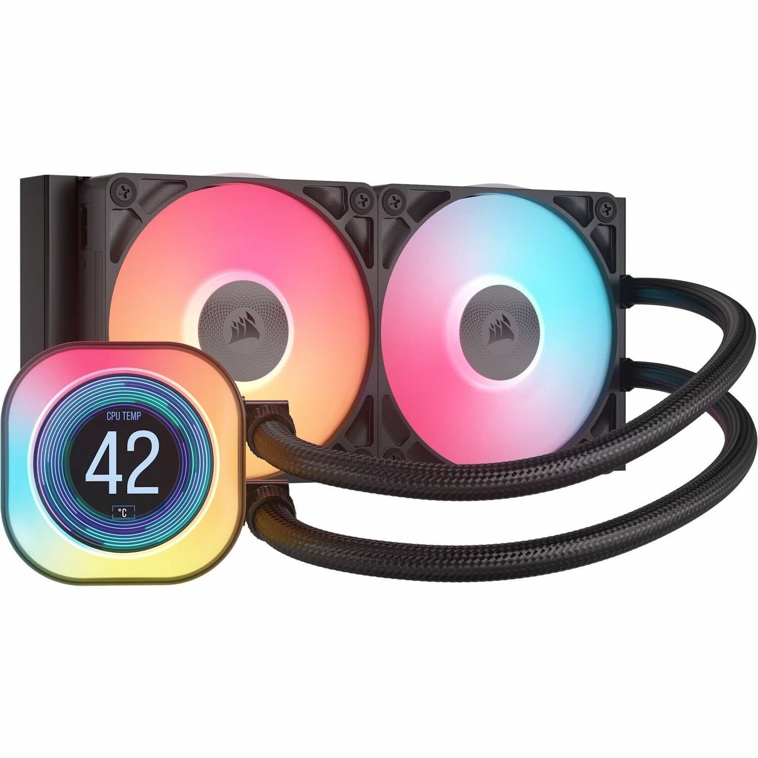 Corsair iCUE LINK TITAN 240 RX LCD Cooling Fan/Radiator/Water Block