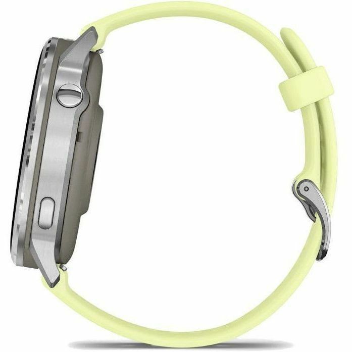 Garmin Venu 4 - 45 mm Silver with Citron Silicone band