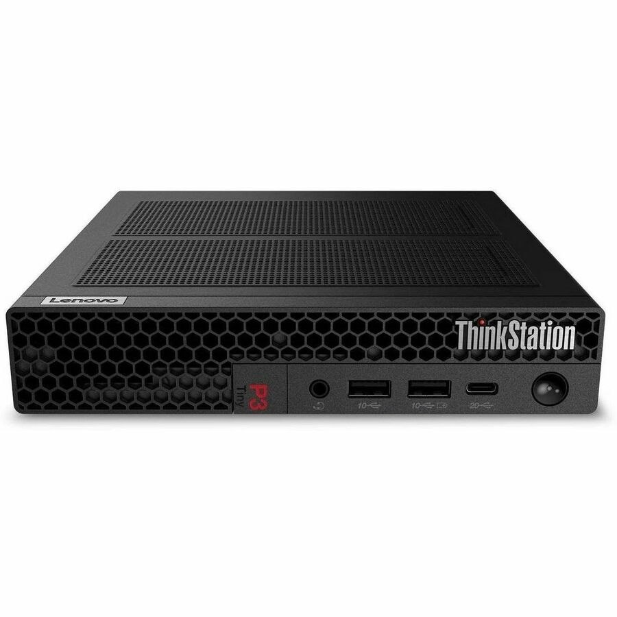 Lenovo ThinkStation P3 Gen 2 30K50021CA Workstation - 1 x Intel Core Ultra 5 235 - vPro Technology - 16 GB - 512 GB SSD - Tiny - Black