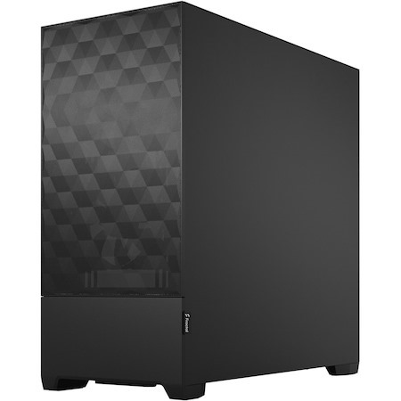 Fractal Design Pop Air RGB Computer Case - Mini ITX, Mini ATX, ATX Motherboard Supported - Tower - Steel, Tempered Glass - Black, Transparent
