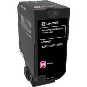 Lexmark 12K Original High Yield Laser Toner Cartridge - Magenta - 1 Pack