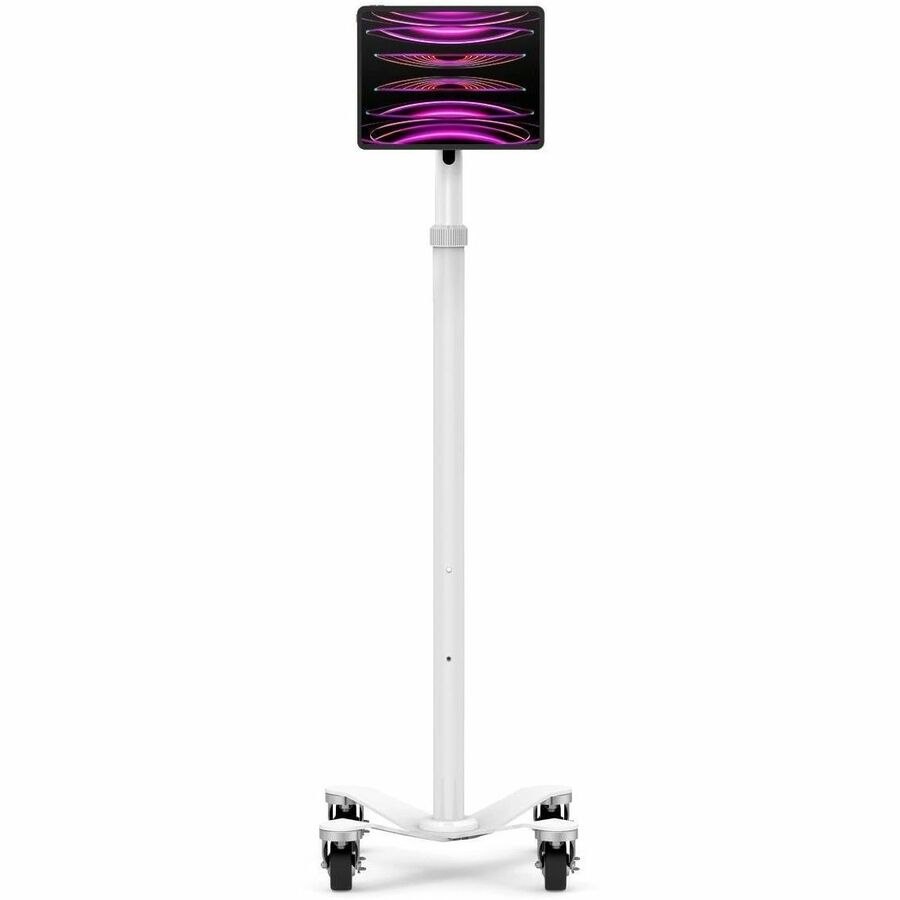 Compulocks Medical Rolling Cart with Invisible Universal Tablet Mount - Rise Freedom