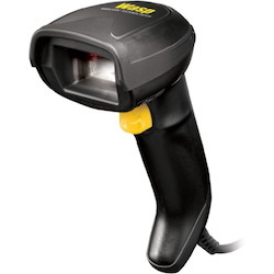 Wasp WDI4700 Industrial, Ticketing, Retail, Light/Clean Manufacturing, Healthcare, Transportation, Entertainment, Hospitality Handheld Barcode Scanner - Cable Connectivity - Black, Yellow - USB Cable Included