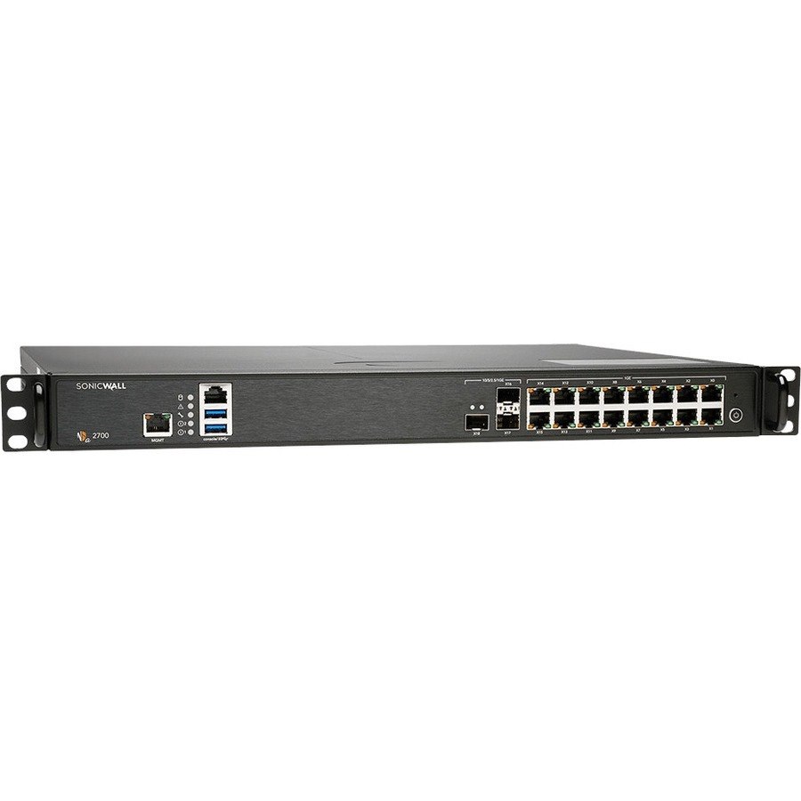 SonicWall 2700 Network Security/Firewall Appliance - 3 Year Secure Upgrade Plus Advanced Edition - TAA Compliant