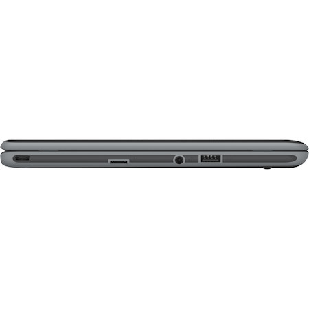 Asus Chromebook Flip C214 C214MA-C1R-CA 11.6" Touchscreen Rugged Convertible 2 in 1 Chromebook - HD - Intel Celeron N4020 - 4 GB - 32 GB Flash Memory - Dark Gray