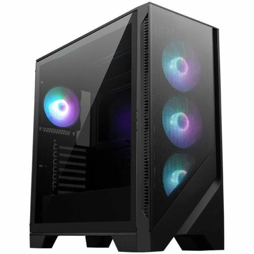 MSI MAG FORGE 321R AIRFLOW Gaming Computer Case - Mini ITX, Micro ATX, ATX Motherboard Supported - Mid-tower - Mesh, Tempered Glass