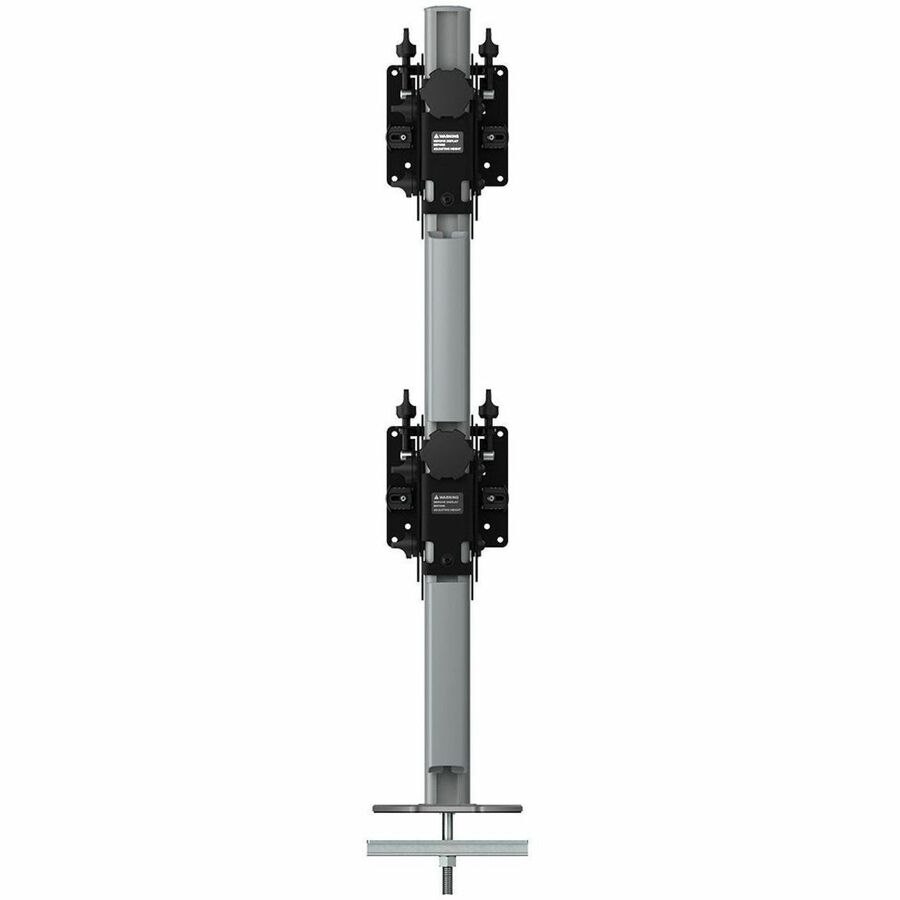 Atdec Desk Mount for Monitor, Curved Screen Display, Display, Flat Panel Display - Silver
