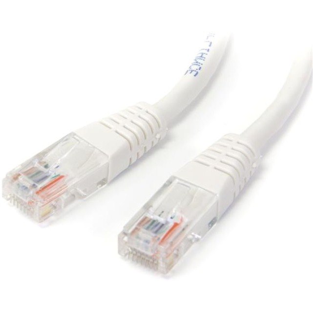 StarTech.com 3 ft White Molded Cat5e UTP Patch Cable